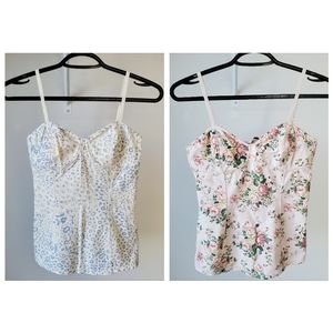 Talula bustier tank top duo